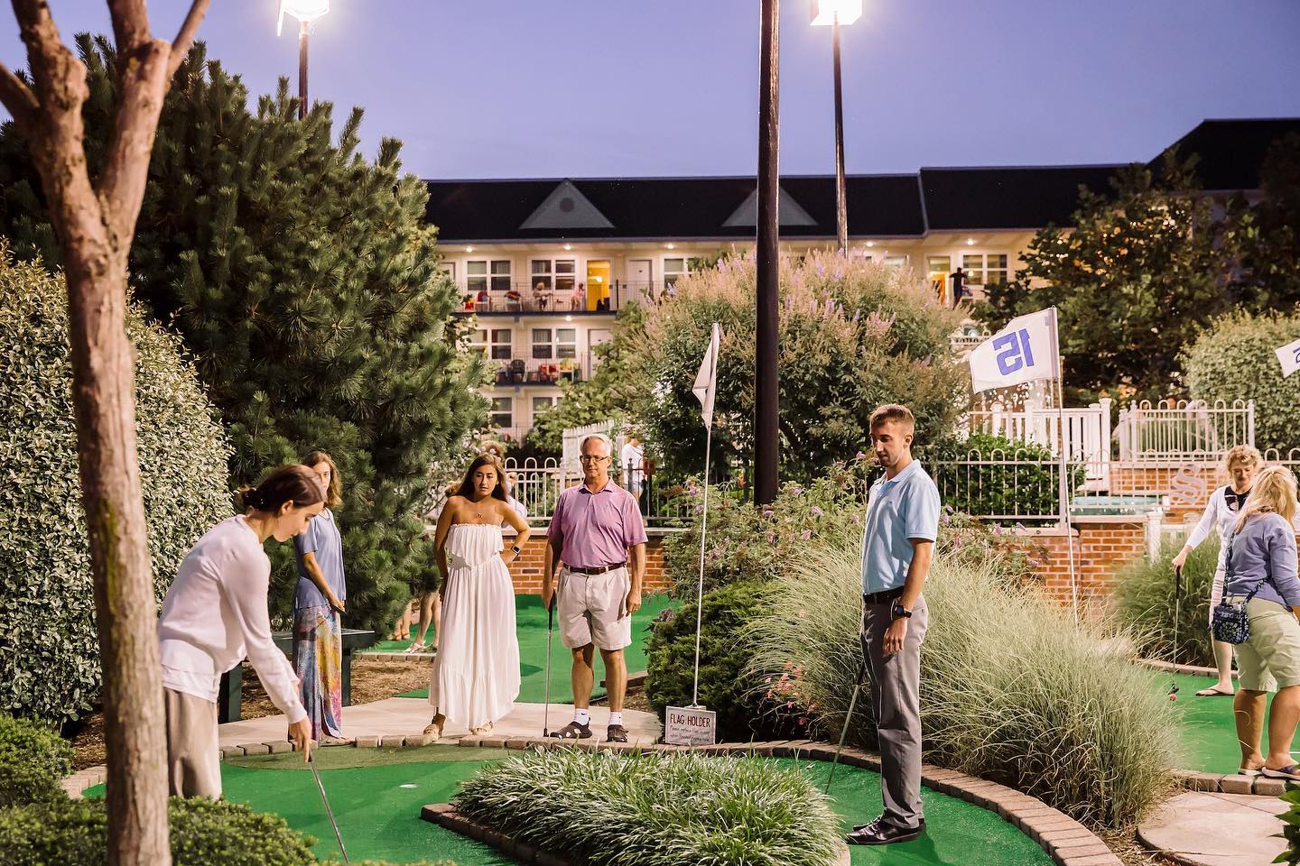 An evening of competitive putt putt and a lifetime of memories